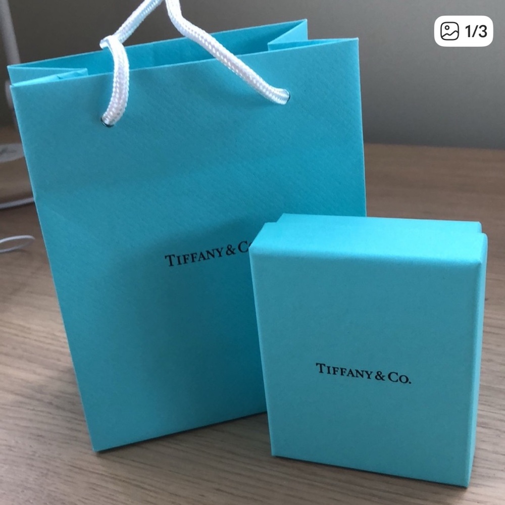 Tiffany & Co. Turquoise Bag and Box Set